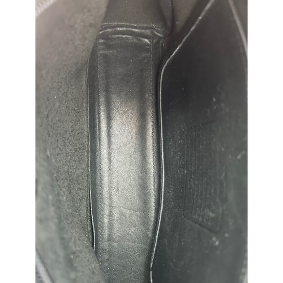 Coach Vintage Legacy Demi Purse Black Leather Crossbody Bag - Picture 6 of 7